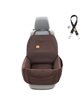 "Ero Soft" dog car seat BROWN size S/M/L