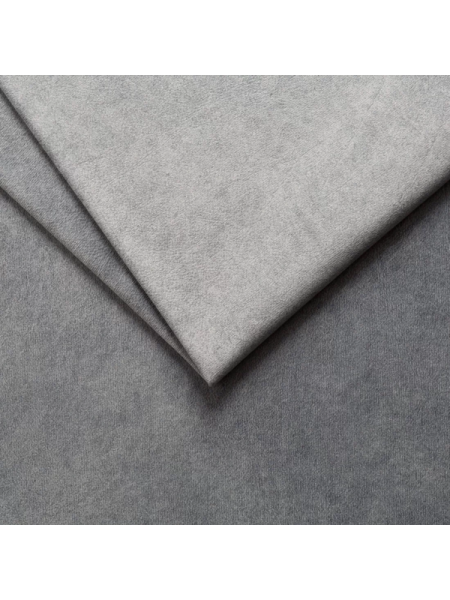 Orthopedic dog mattress Waterproof Light Grey Velvet with bone shaped pillow