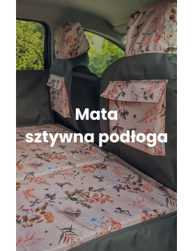 KUKO+ Dog Car Mat with Reinforced Base and Safety Belt Included