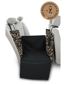 Dengu car seat cover for dog WestWOOF story WITH SEAT BELT