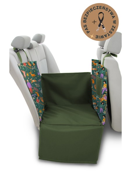Dengu car seat cover for dog BieGaj WITH SEAT BELT