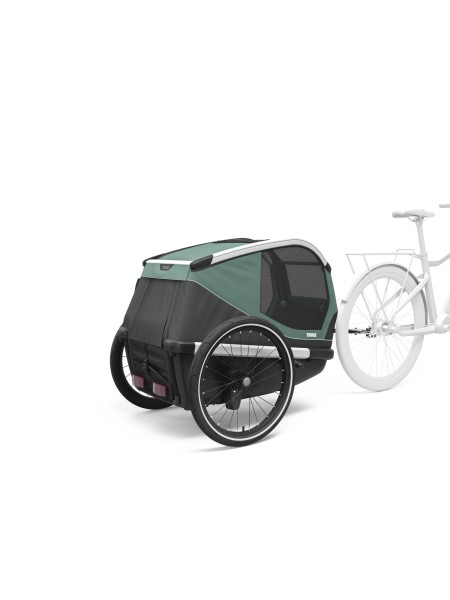 Thule&reg; Bexey M Dog Bike Trailer hazy green