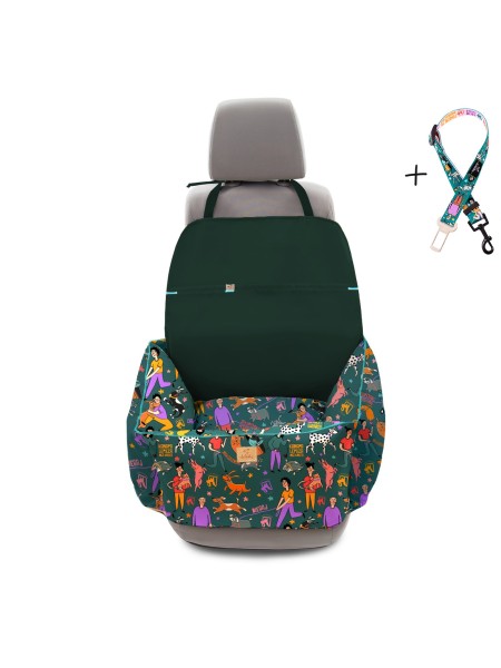 "Ero Soft" fotelik samochodowy dla psa BieGAJ roz. S  Z PASEM BEZPIECZEŃSTWA