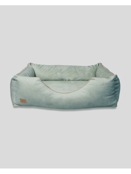Lilo Orthopedic Dog Bed Waterproof Velvet Mint