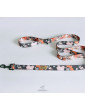 Dog leash Dog is in the air
