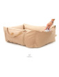 "Ero Soft" dog car booster seat MONO BEIGE size L