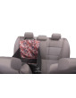 Dengu car seat cover for dog Hippie Hound WITH SEAT BELT