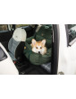 "Ero Soft" dog car booster seat RECYCLED VELVET EMERALD GREEN size S/M/L