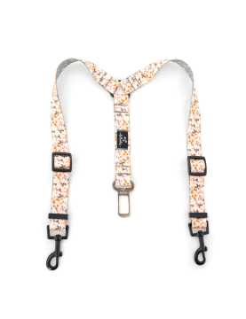 Double dog seatbelt Flower HAUer