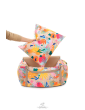 "Ero Soft" fotelik samochodowy dla psa WELUR WODOODPORNY MIĘTA roz. S/M/L